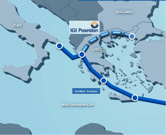 IGI Poseidon Gas pipe