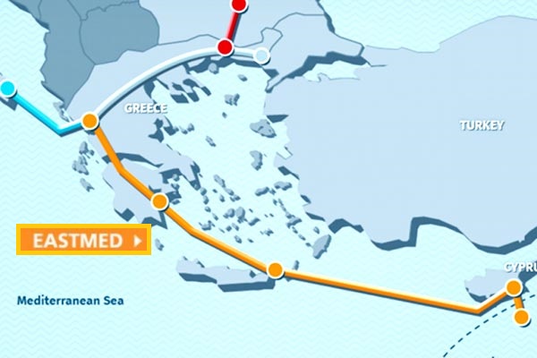 EastMed Gas pipe